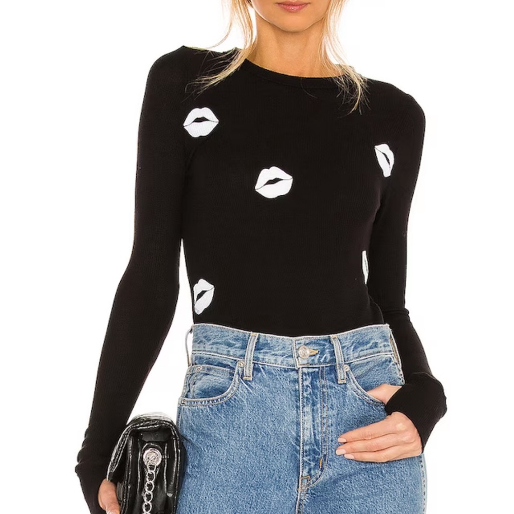 Lauren Moshi McKinley all over lips top from Revolve!